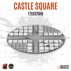 Castle Square - 120x92mm oval base (1ud)