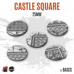 Castle Square - 25mm base (5uds)