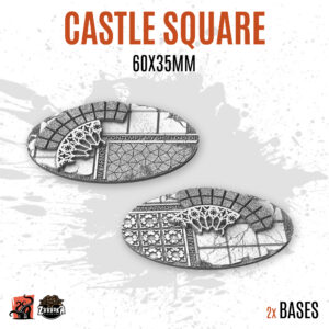 Castle Square - 60x35mm oval base (2uds)