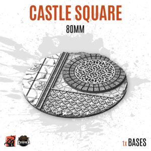 Castle Square - 80mm base (1ud)
