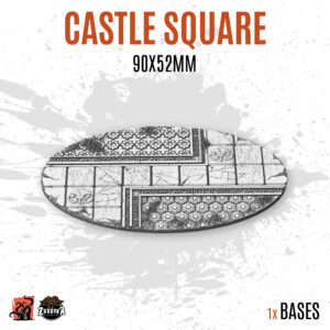 Castle Square - 90x52mm oval base (1ud)