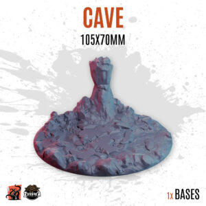 Cave - 105x70mm oval base (1ud)
