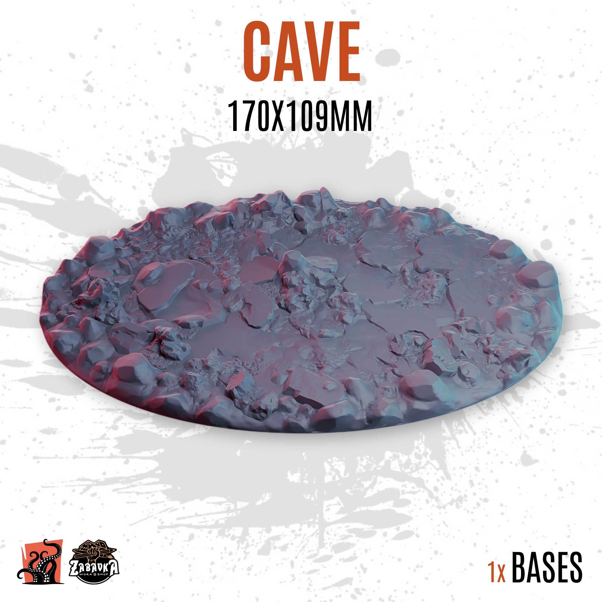 Cave - 170x109mm oval base (1ud)