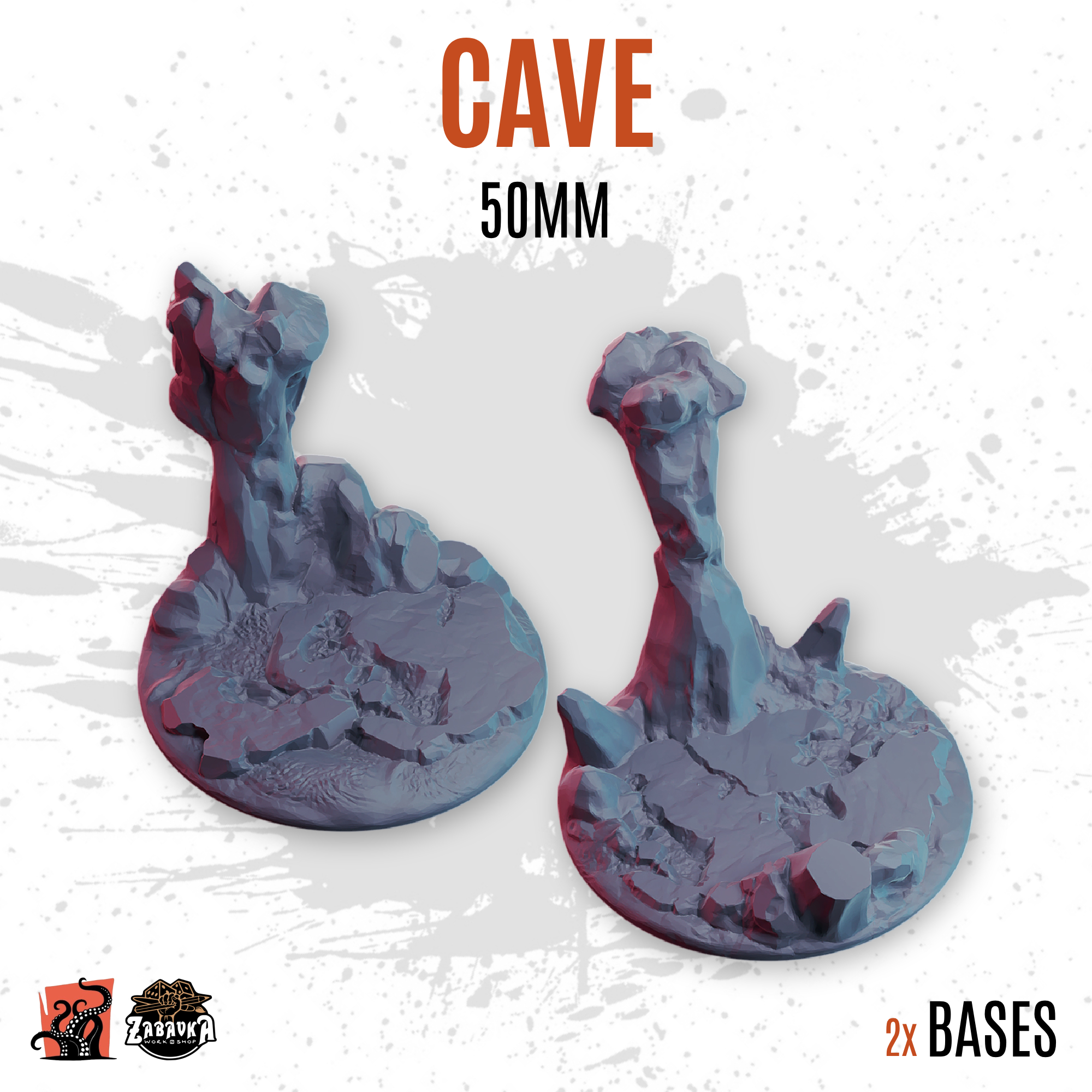 Cave - 50mm base (2uds)
