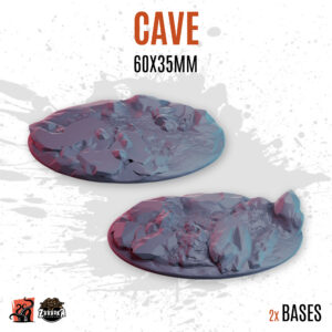 Cave - 60x35mm oval base (2uds)