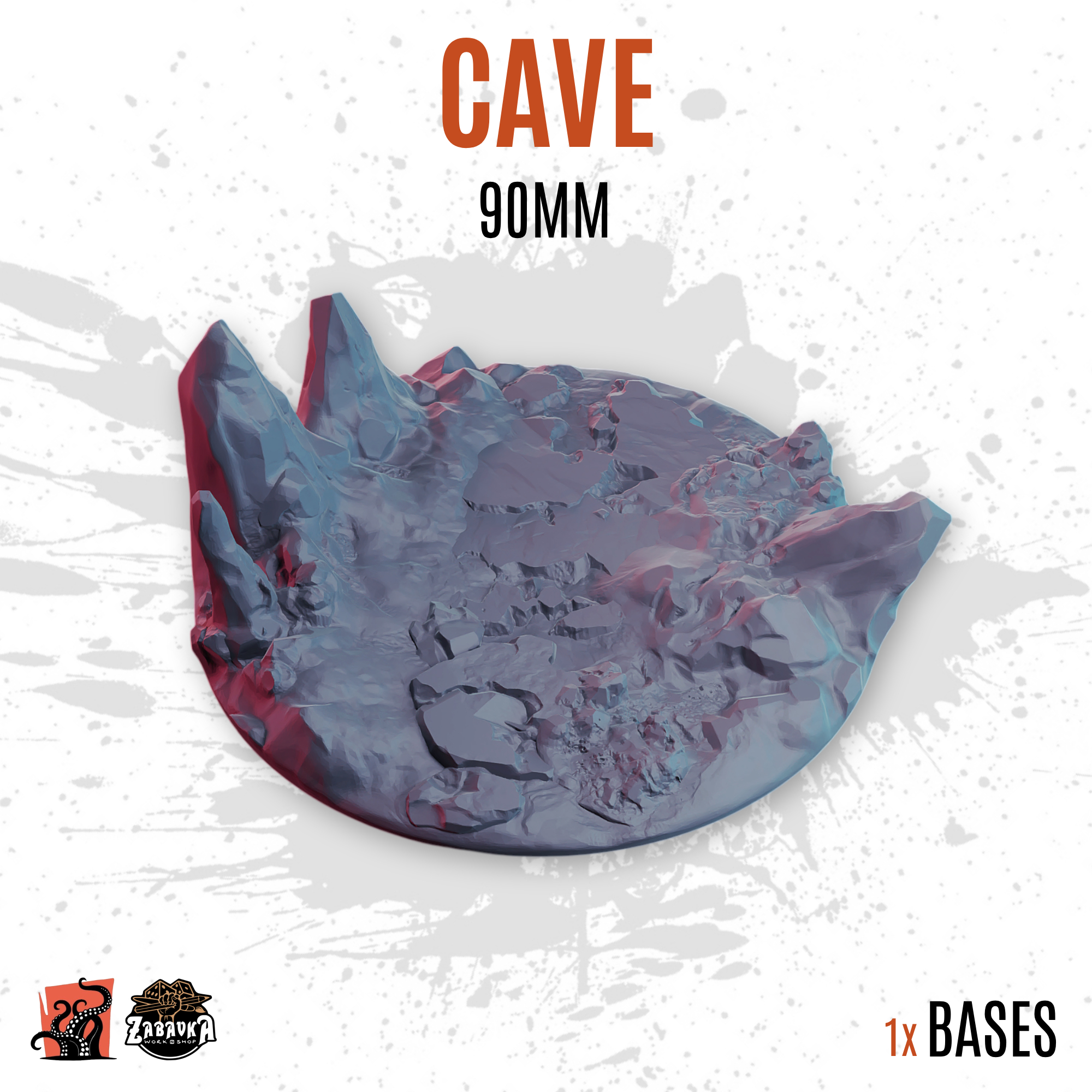 Cave - 90mm base (1ud)
