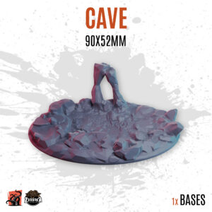Cave - 90x52mm oval base (1ud)