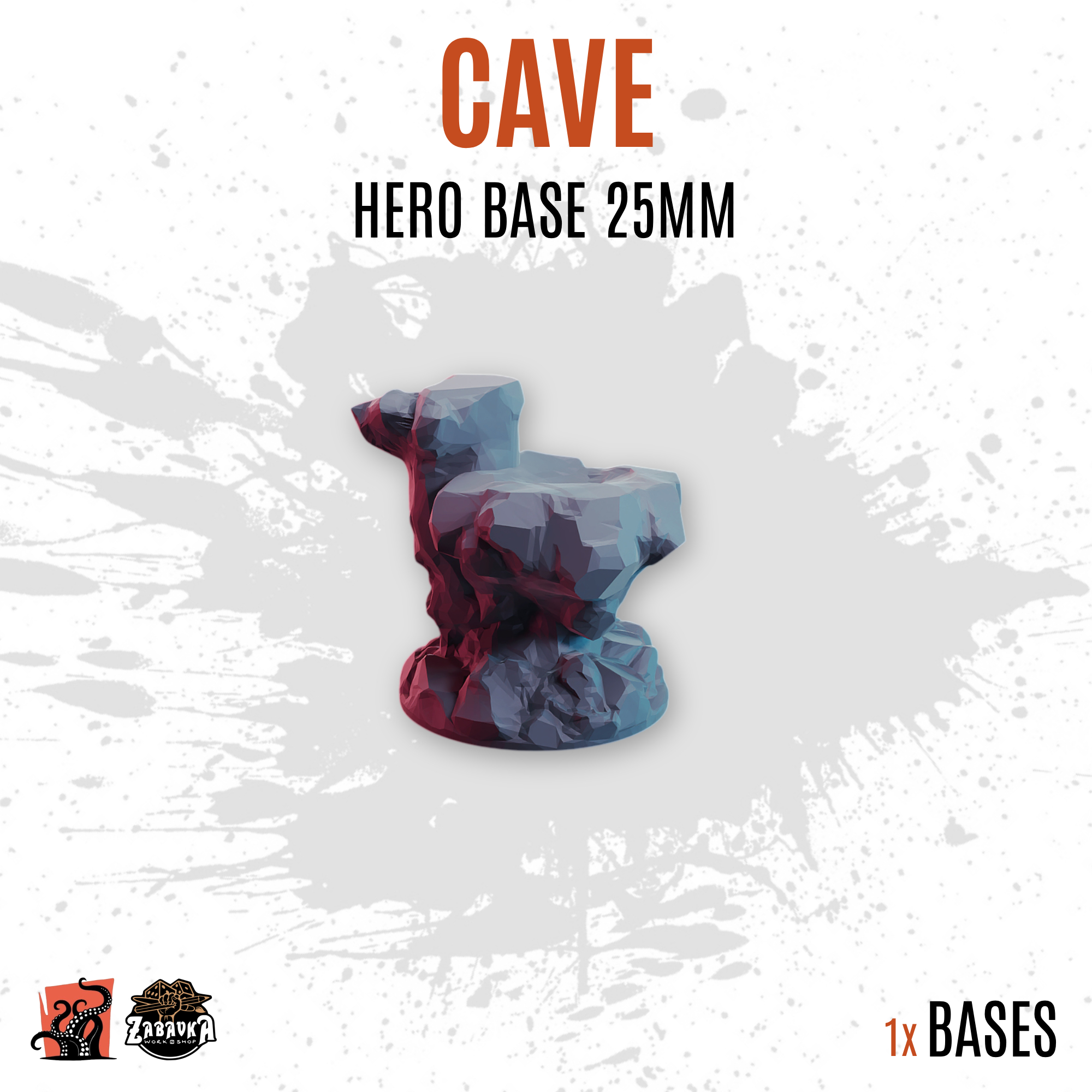Cave - 25mm hero base (1ud)