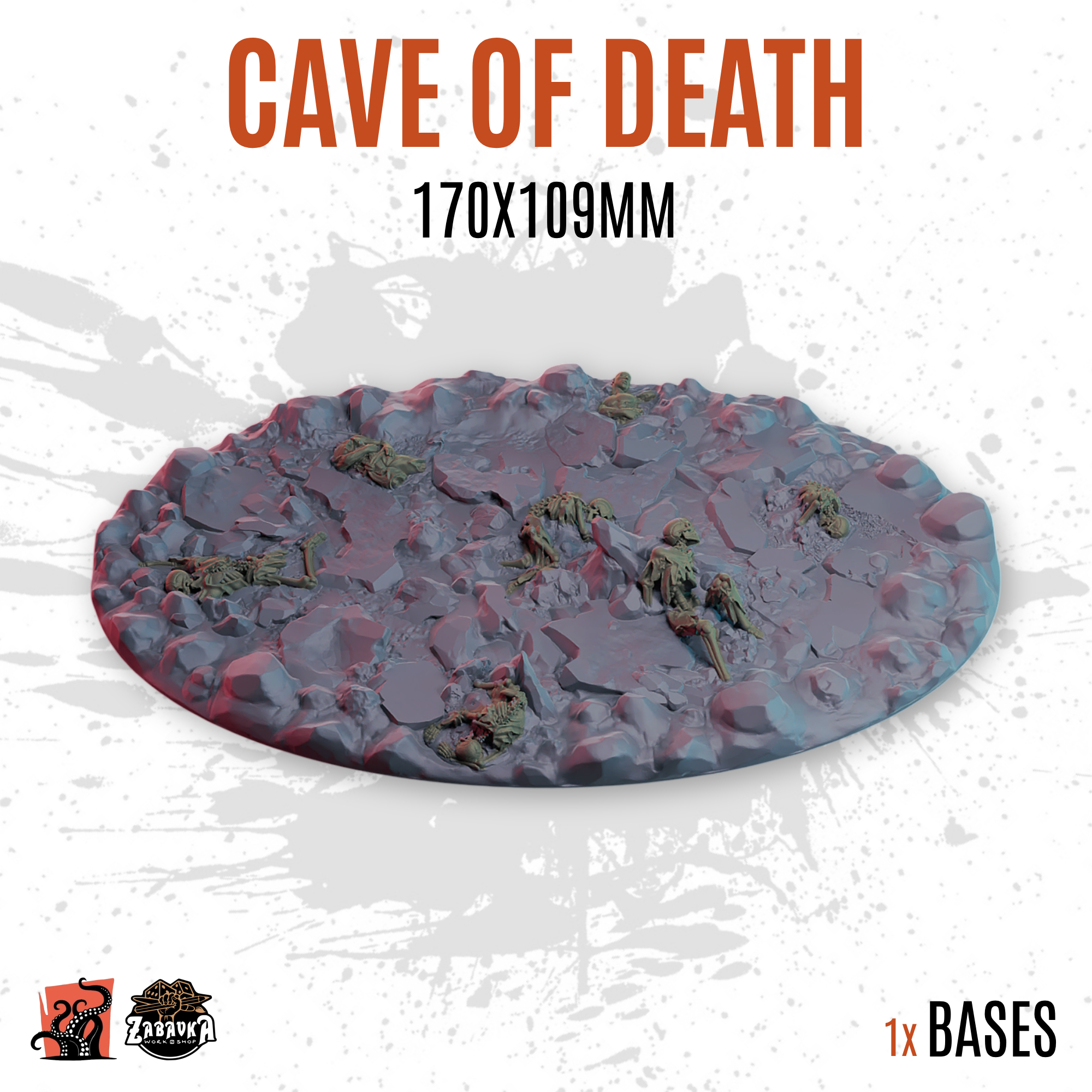 Cave of Death - 170x109mm oval base (1ud)