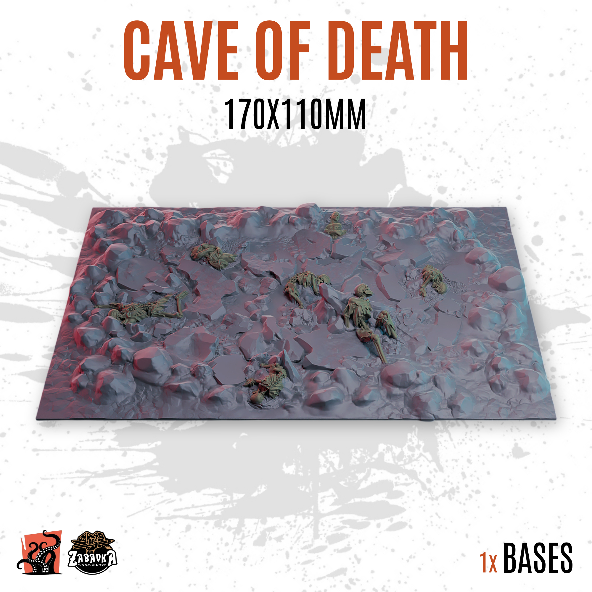 Cave of Death - 170x110mm square base (1ud)