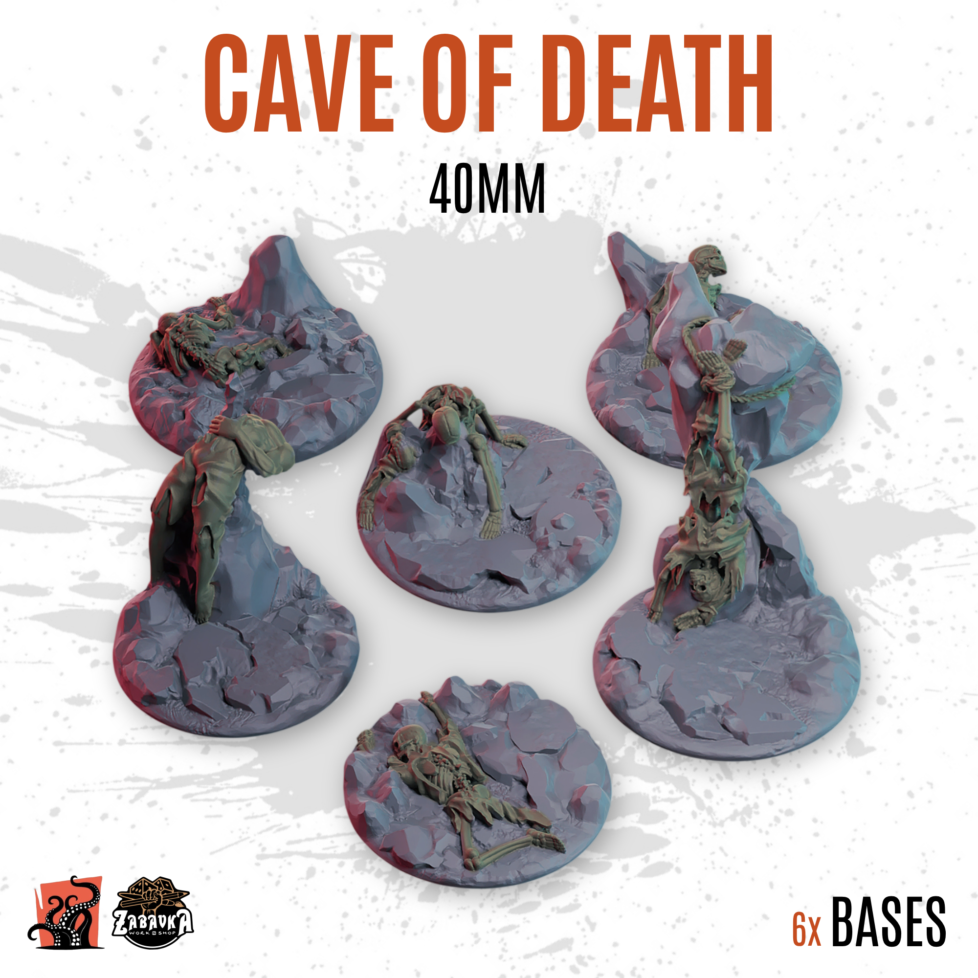 Cave of Death - 40mm base (6uds)