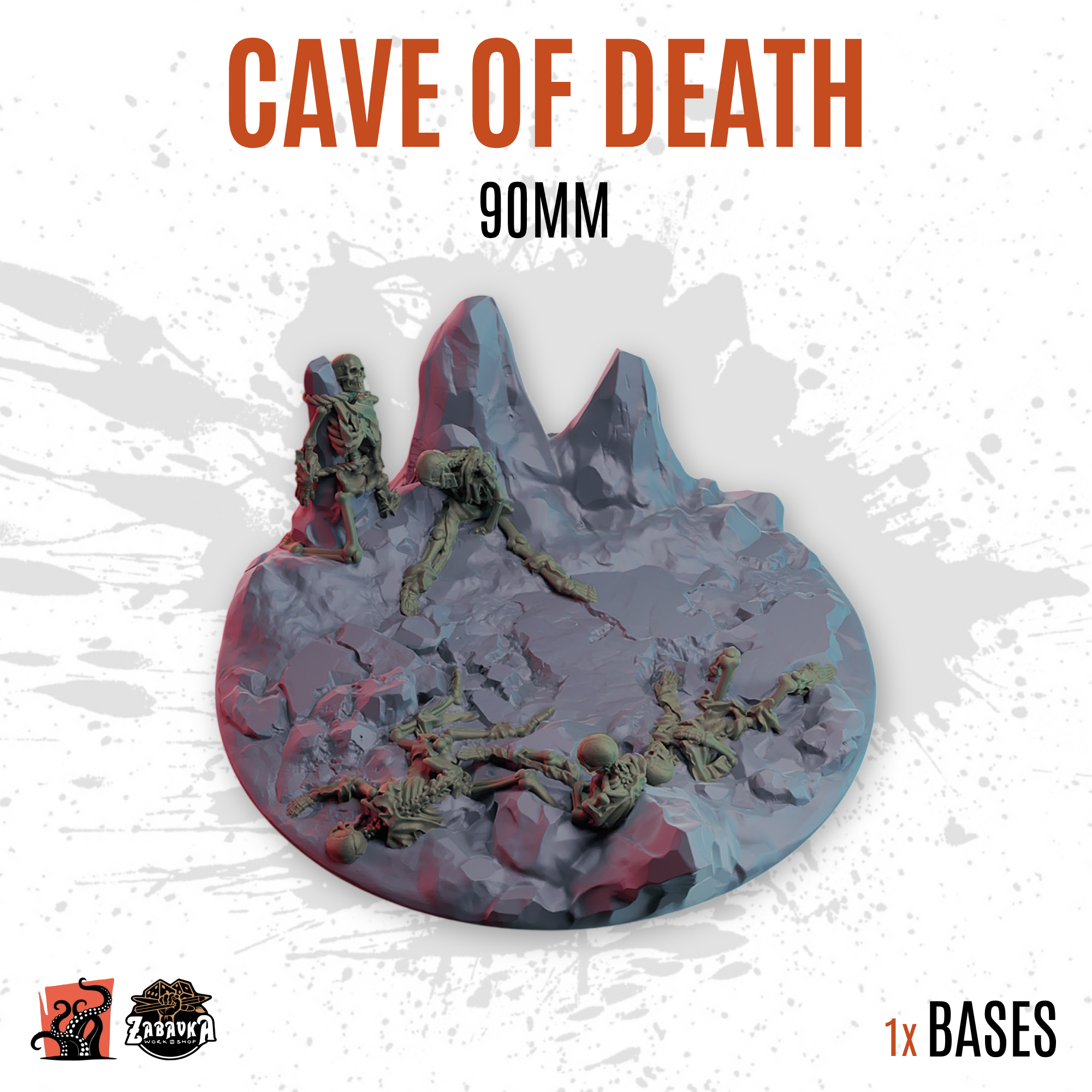 Cave of Death - 90mm base (1ud)