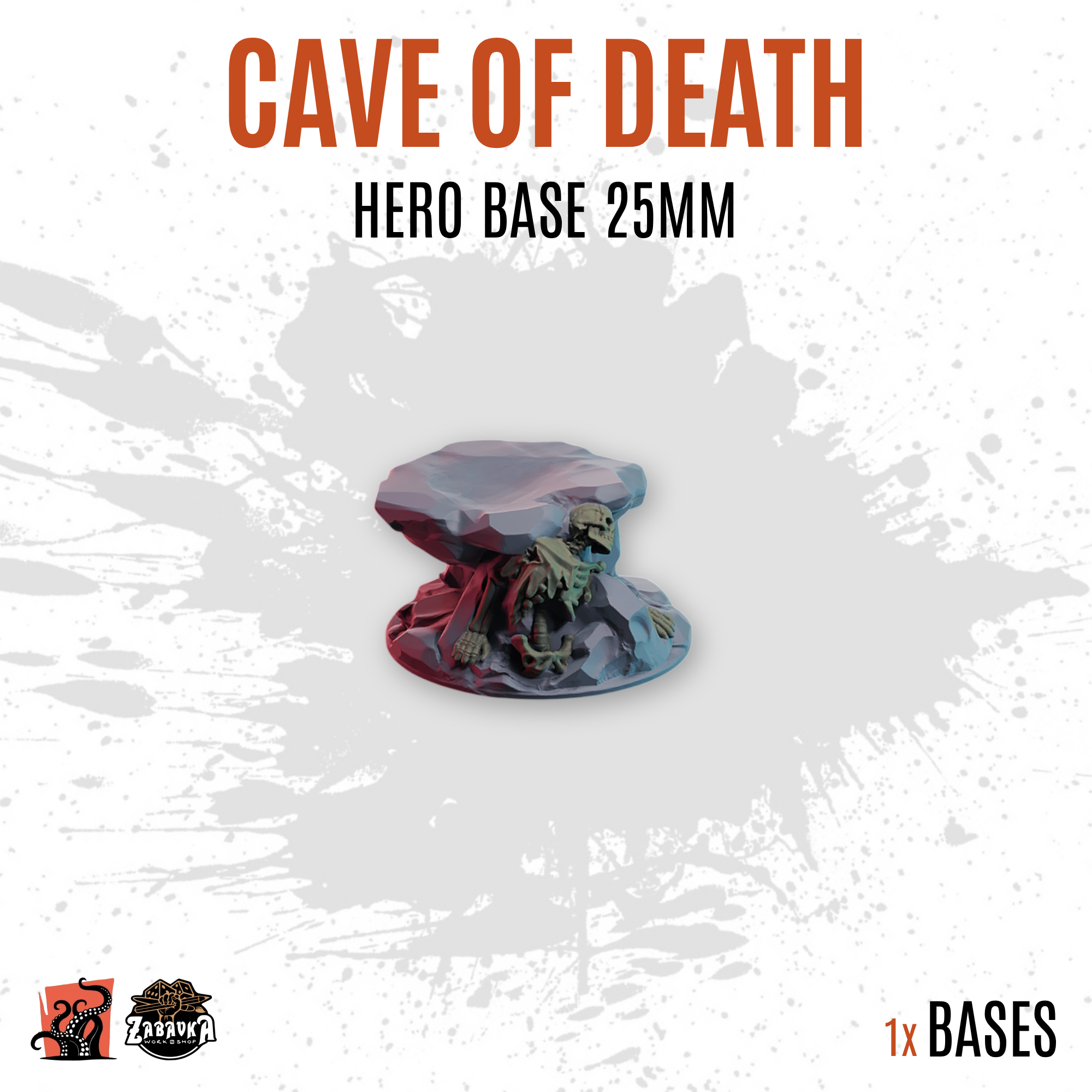 Cave of Death - 25mm hero base (1ud)