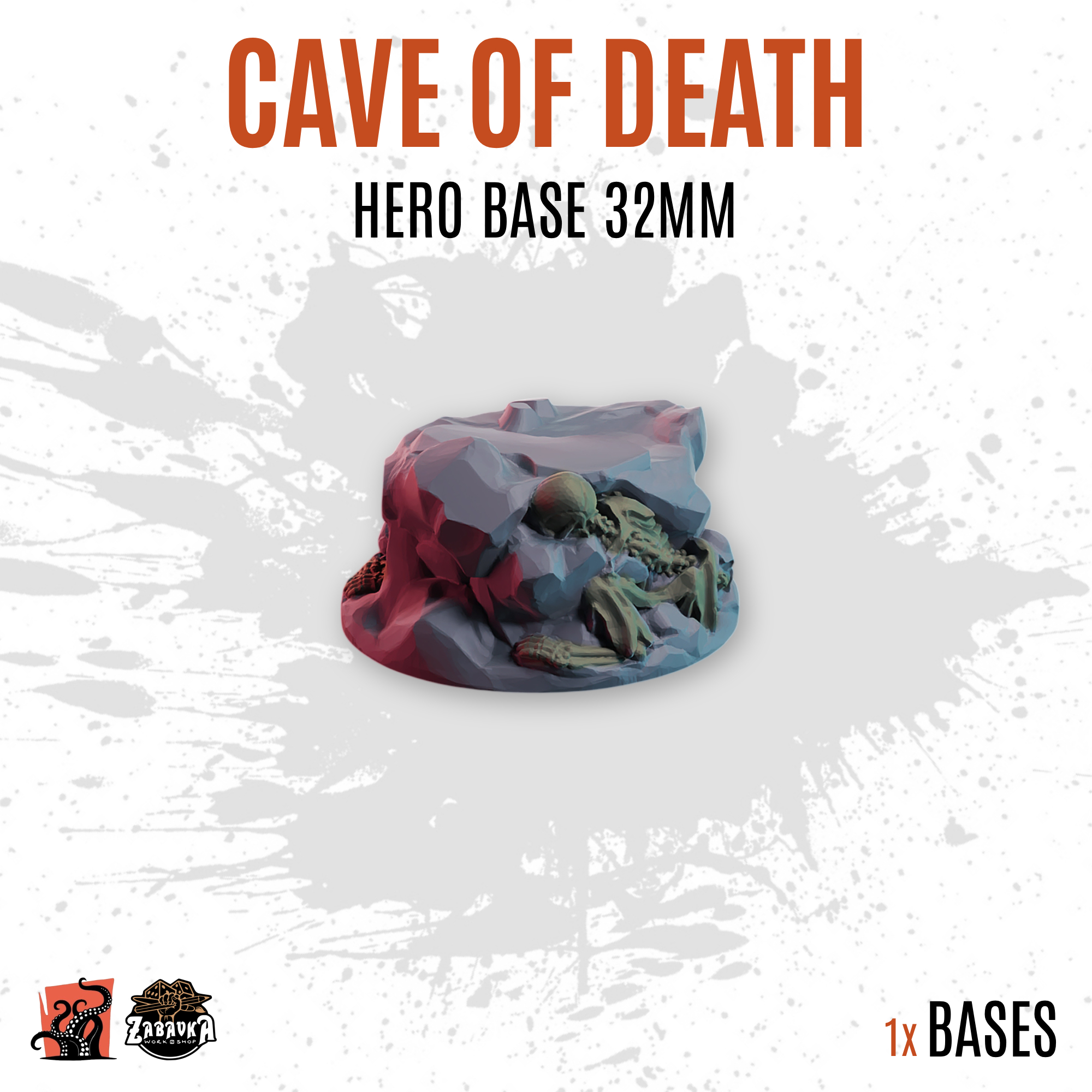 Cave of Death - 32mm hero base (1ud)