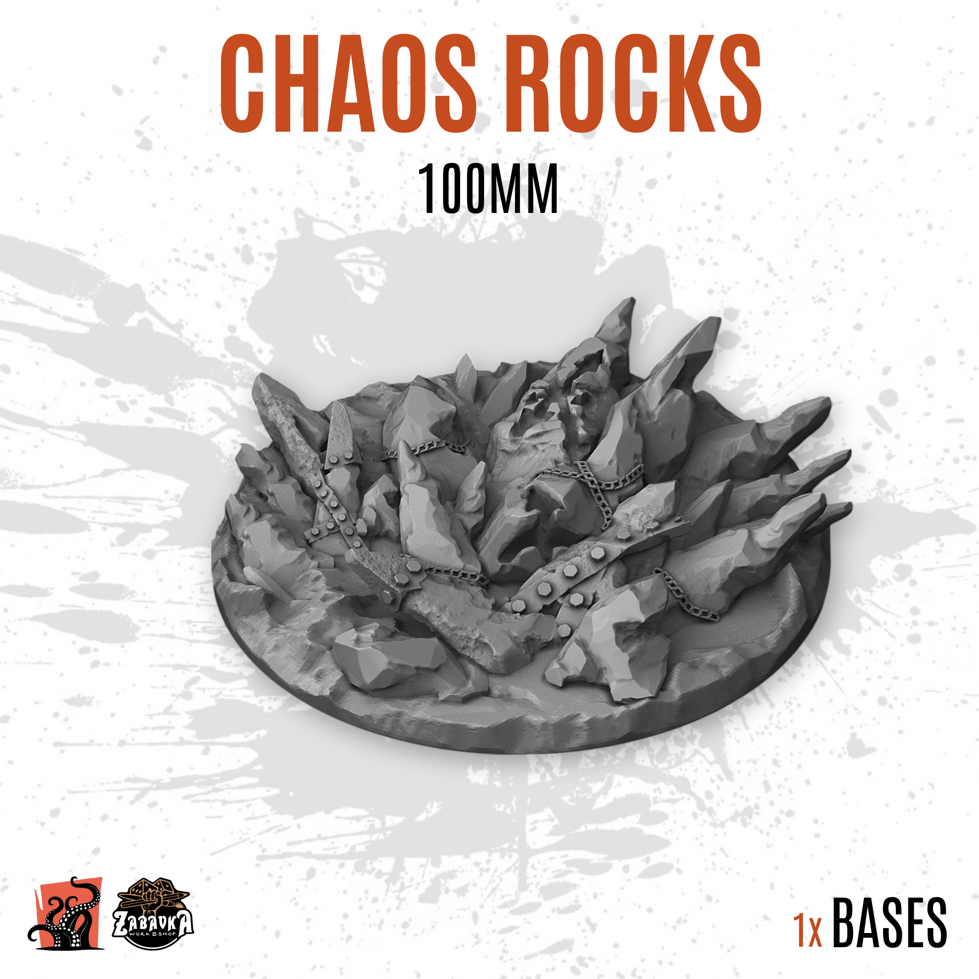 Chaos Rocks - 100mm base (1ud)