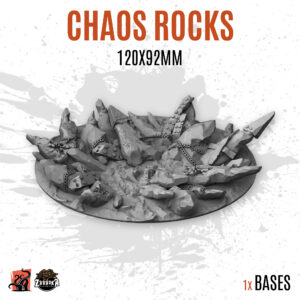 Chaos Rocks - 120x92mm oval base (1ud)
