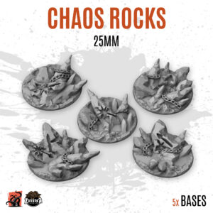 Chaos Rocks - 25mm base (5uds)