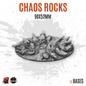 Chaos Rocks - 90x52mm oval base (1ud)