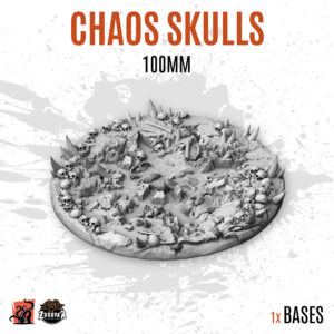 Chaos Skulls - 100mm base (1ud)