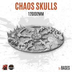 Chaos Skulls - 120x92mm oval base (1ud)