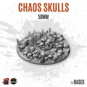 Chaos Skulls- 50mm base (1ud)