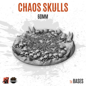 Chaos Skulls - 60mm base (1ud)