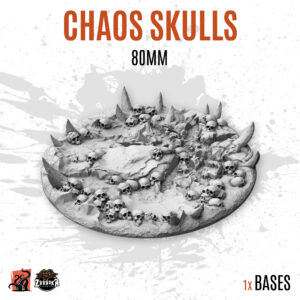 Chaos Skulls - 80mm base (1ud)