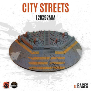 City Streets - 120x92mm oval base (1ud)