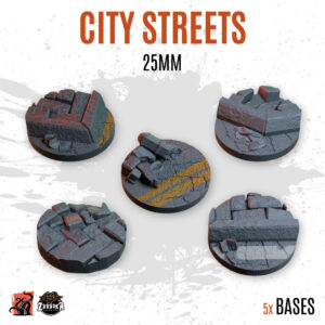 City Streets - 25mm base (5uds)