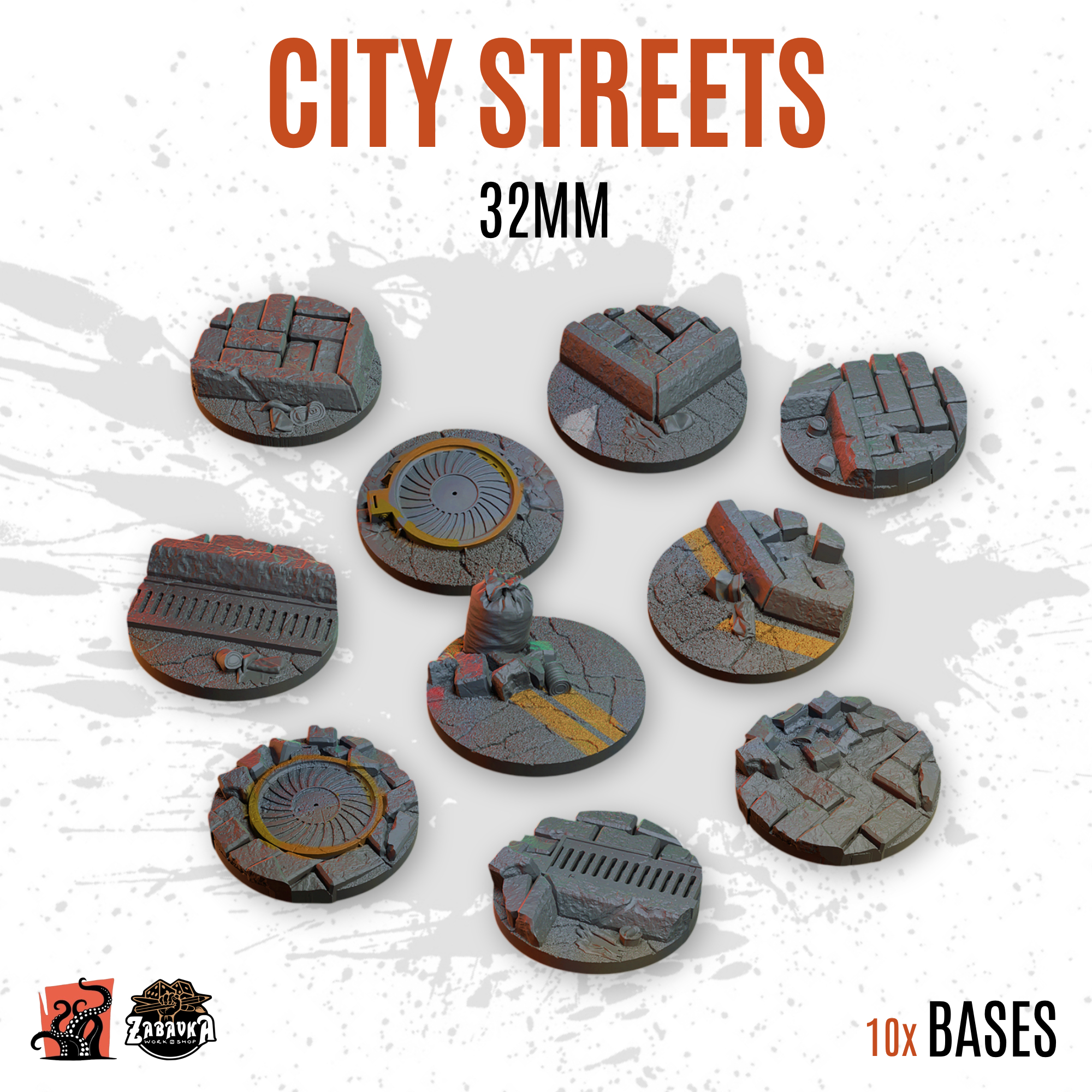 City Streets - 32mm base (10uds)