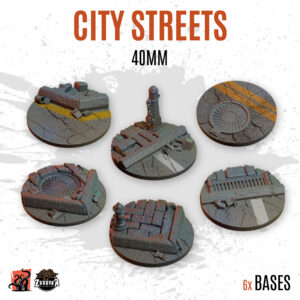 City Streets - 40mm base (6uds)