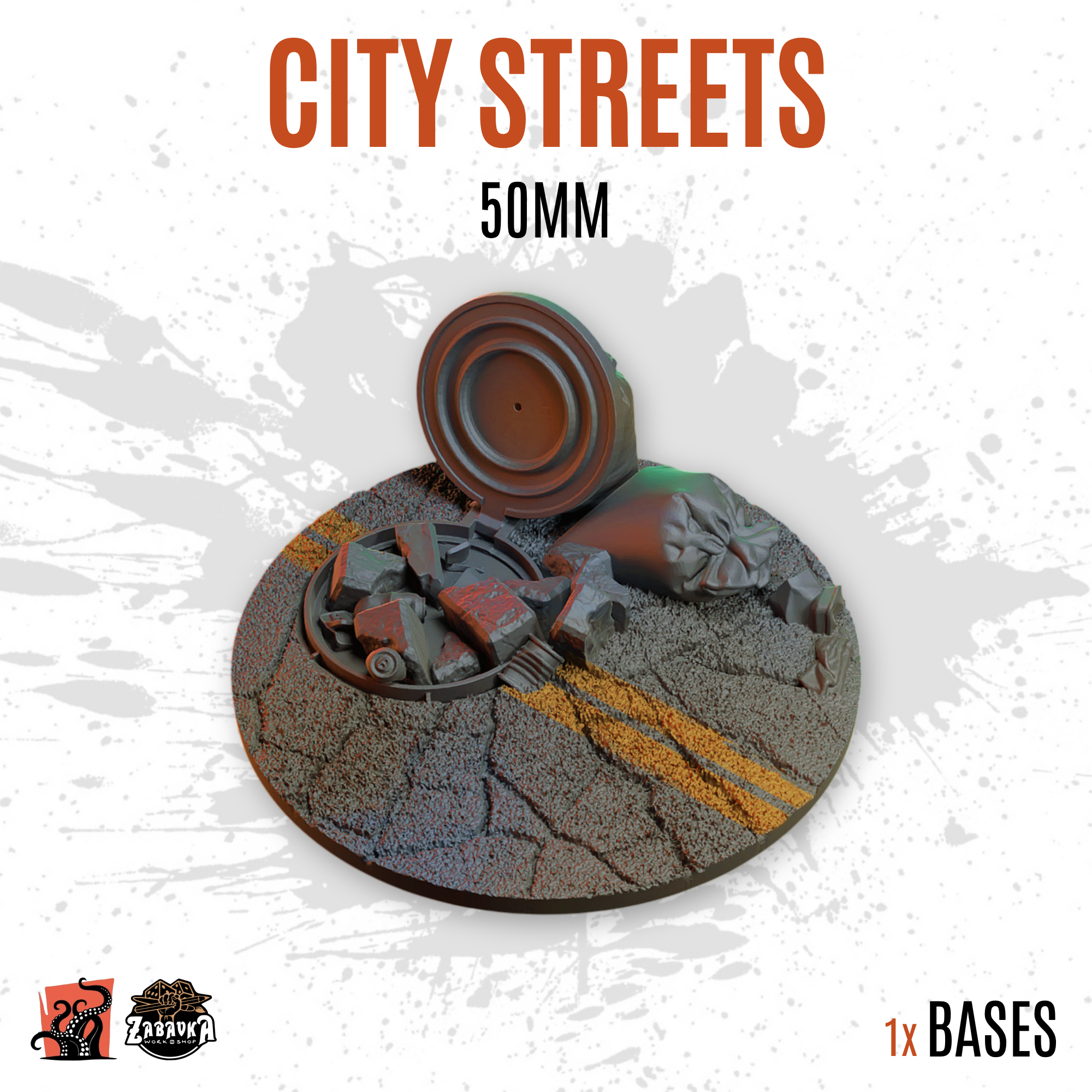 City Streets - 50mm base (1ud)
