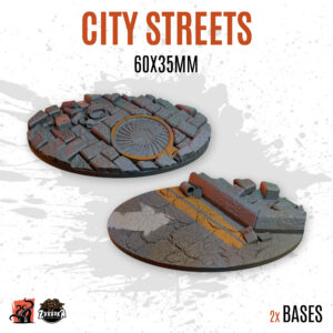 City Streets - 60x35mm oval base (2uds)
