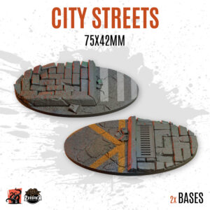 City Streets - 75x42mm oval base (2uds)