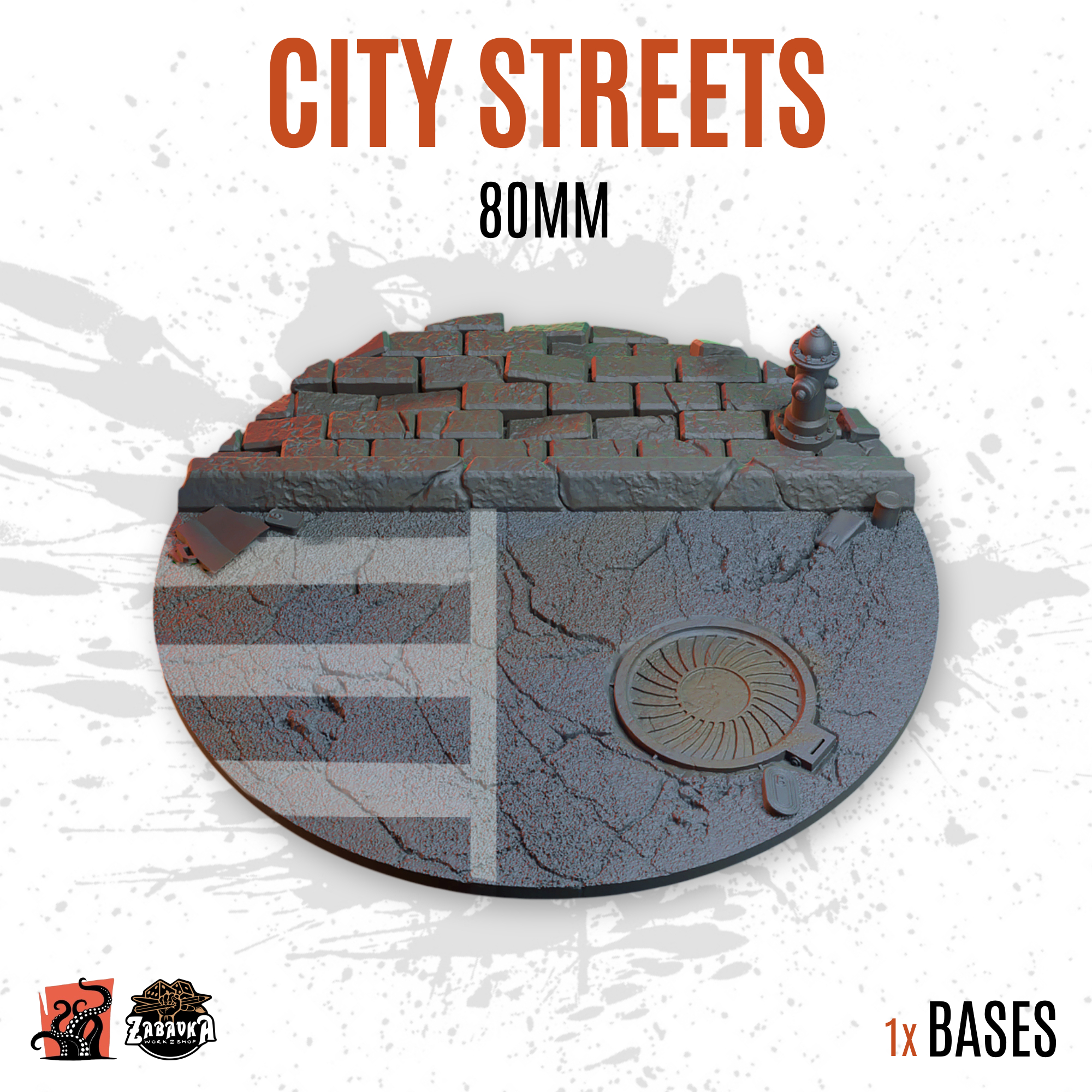City Streets - 80mm base (1ud)