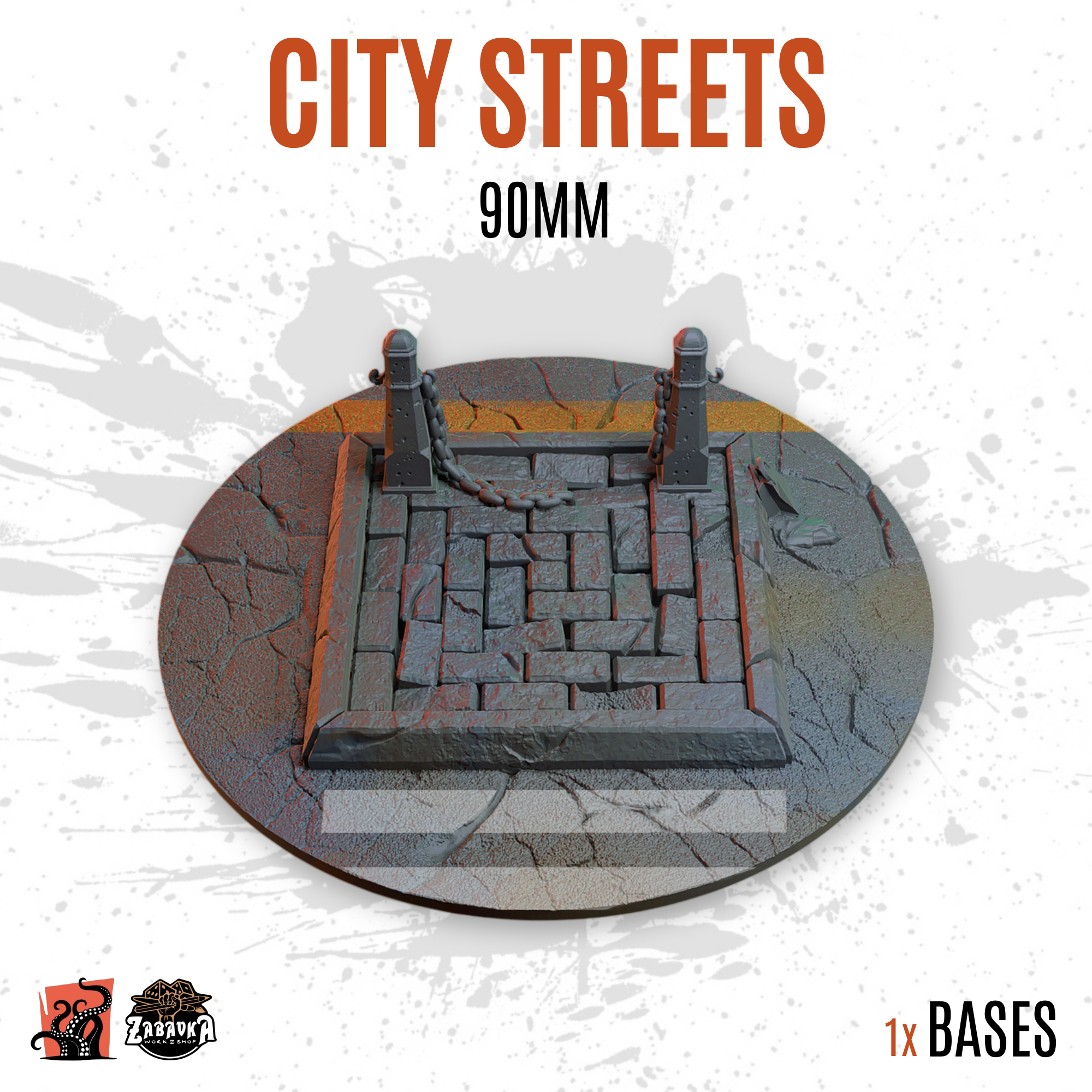 City Streets - 90mm base (1ud)