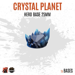 Crystal Planet - 25mm hero base (1ud)