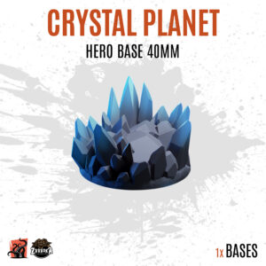Crystal Planet - 40mm hero base (1ud)