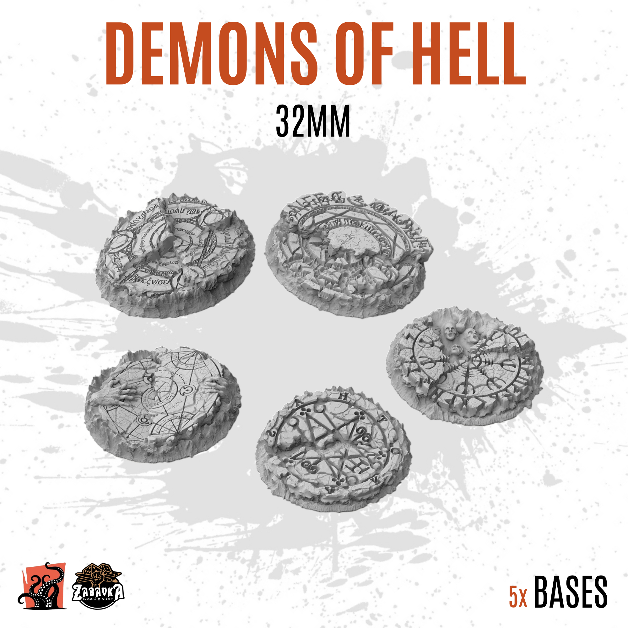 Demons of Hell - 32mm base (5uds)