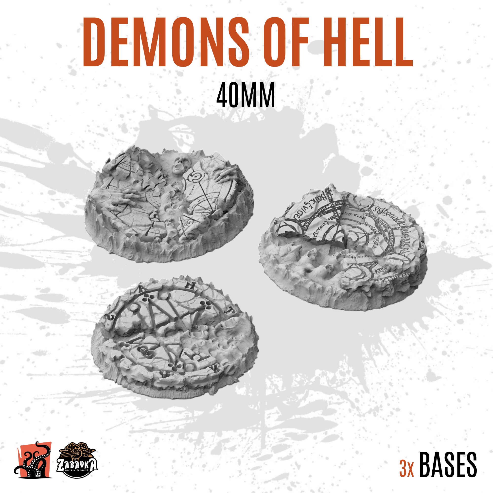 Demons of Hell - 40mm base (3uds)