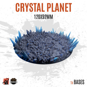 Crystal Planet - 120x92mm oval base (1ud)