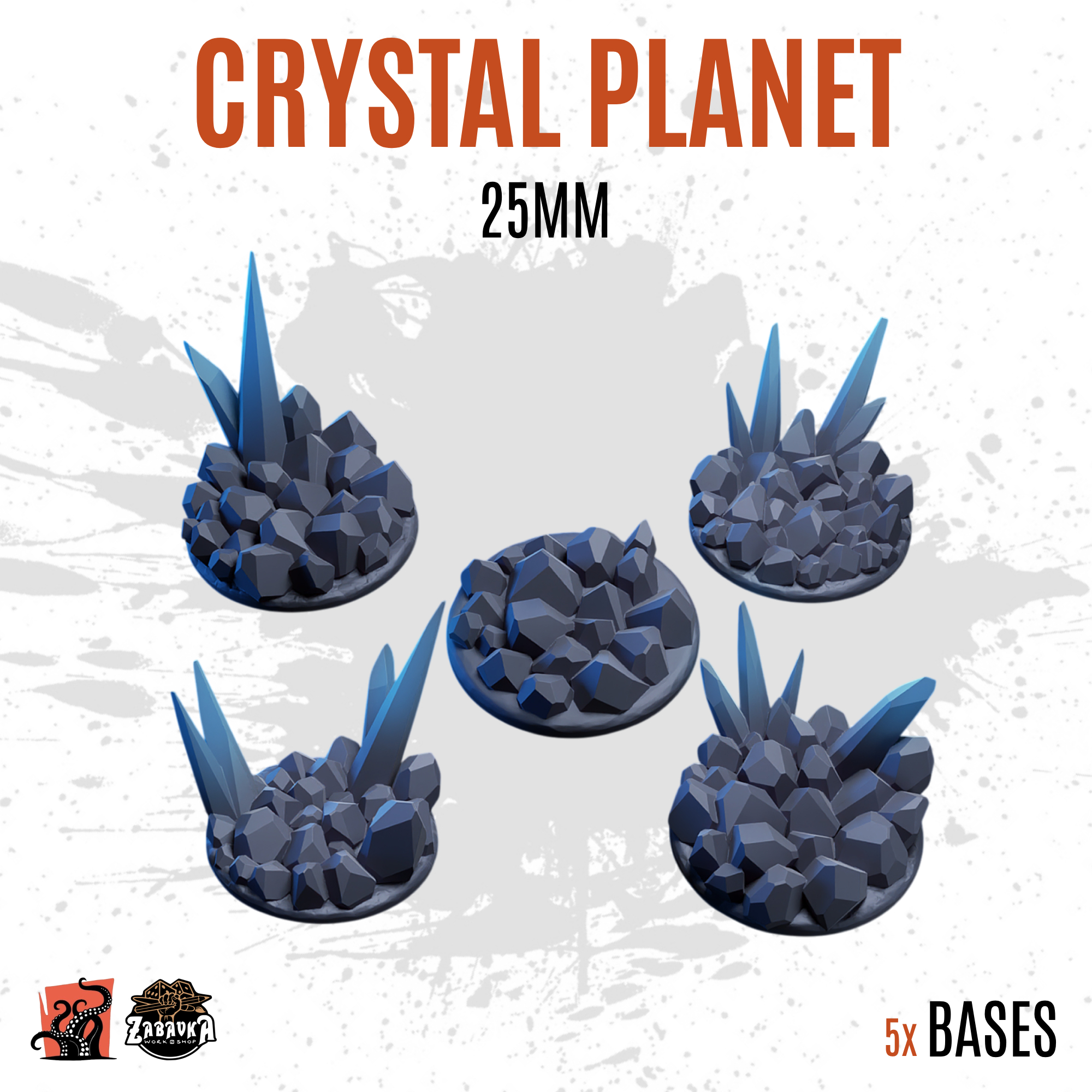 Crystal Planet - 25mm base (5uds)