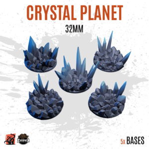 Crystal Planet - 32mm base (5uds)