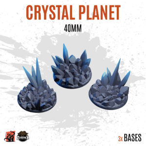 Crystal Planet - 40mm base (3uds)