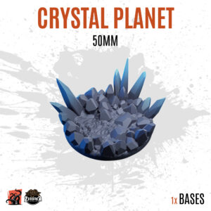 Crystal Planet - 50mm base (1ud)