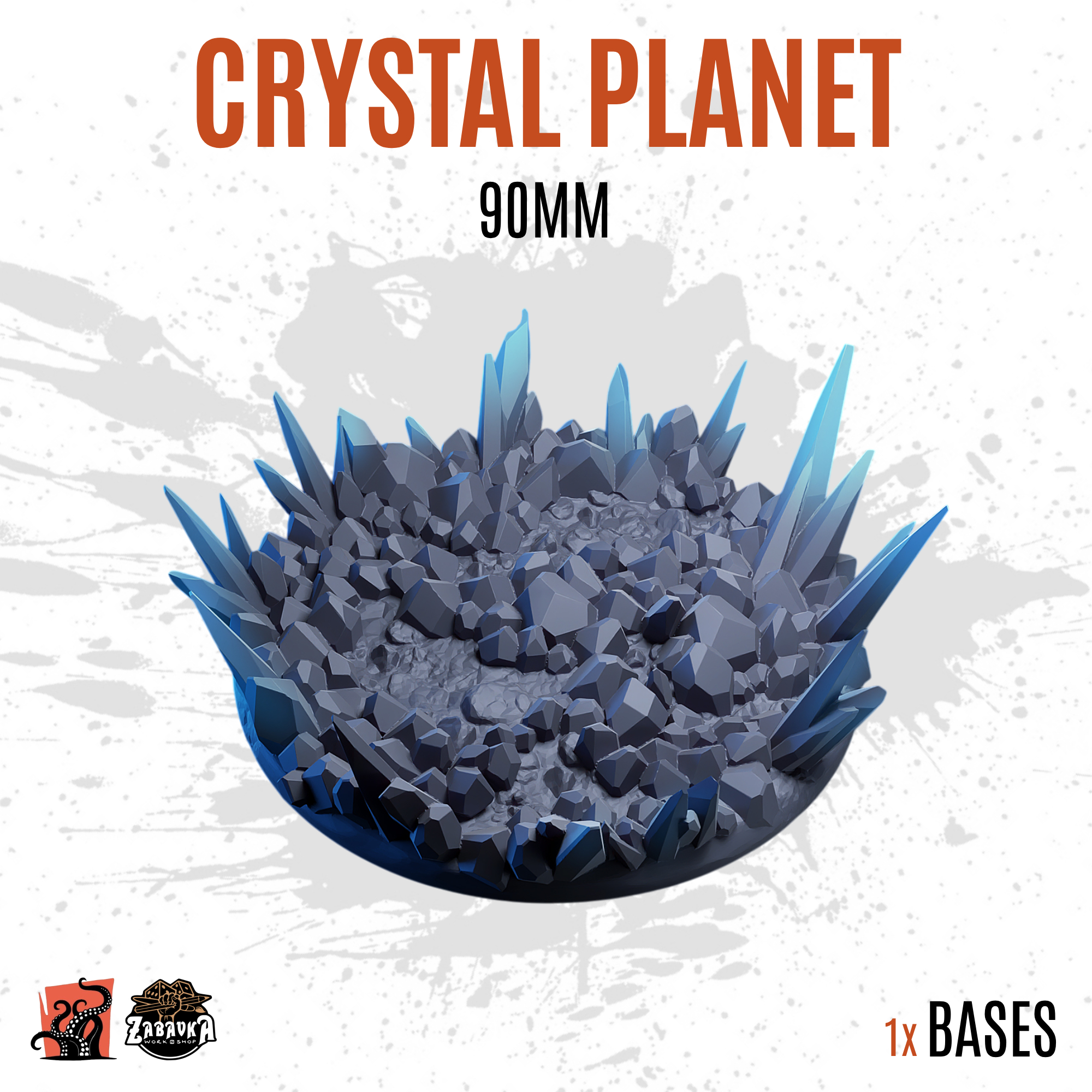Crystal Planet - 90mm base (1ud)