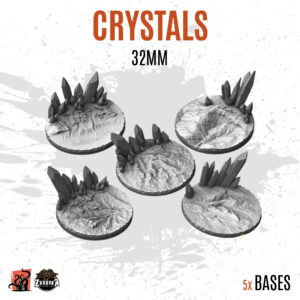 Crystals - 32mm base (5uds)