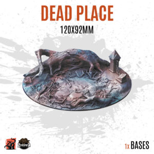 Dead Place - 120x92mm oval base (1ud)