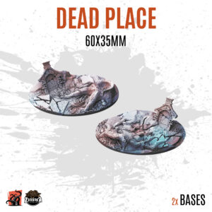 Dead Place - 60x35mm oval base (2uds)