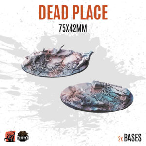 Dead Place - 75x42mm oval base (2uds)